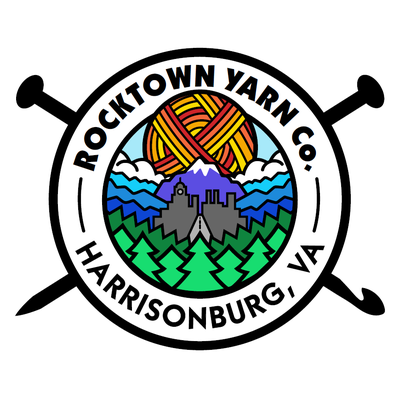 Rocktown yarn company logo.